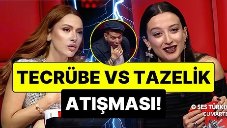 Kardeşlik Mesajı Vermişlerdi: O Ses Türkiye'de Hadise ve Melike Şahin Birbirlerini Fena Tiye Aldı!