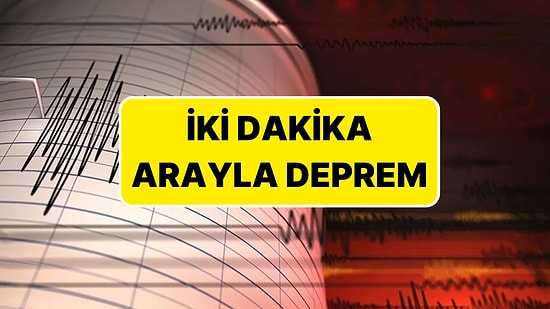 AFAD Duyurdu: Ege Denizi'nde Peş Peşe Deprem