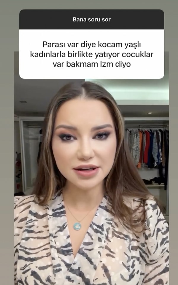 Bir kadın takipçisi, Esra Ezmeci'nin etkinliğine katılıp içini döktü. Ezmeci "Kocam parası var diye yaşlı kadınlarla yatıyor" diyerek şoke eden kadına video ile yanıt verdi.