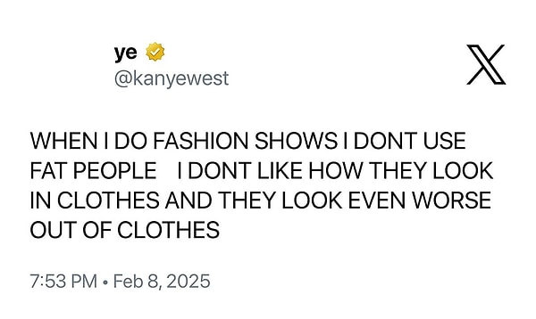 This time, West targeted "overweight" individuals, causing a massive backlash. The post enraged many, and people have been voicing their opinions with a wide range of reactions.