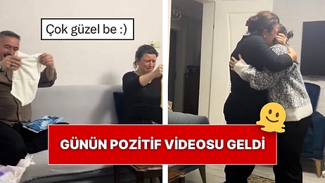 Doğum Günü Sürprizi Esnasında Anneanne ve Dede Olacağını Öğrenen Çiftin Duygu Dolu Anları