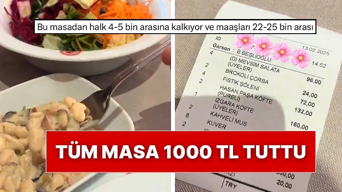 Bir İçerik Üreticisi Meclis’te Yedikleri Öğle Yemeğinin Fiyatlarını Paylaştı