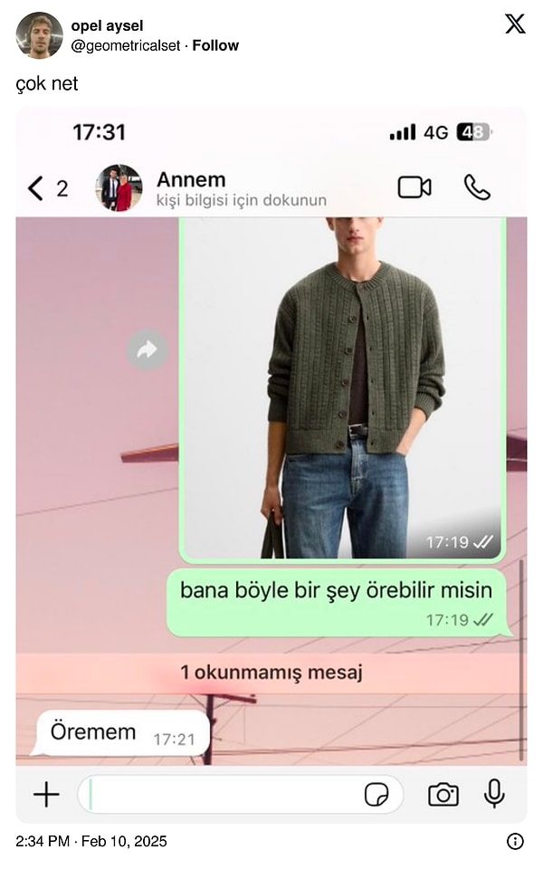 Fazla net!
