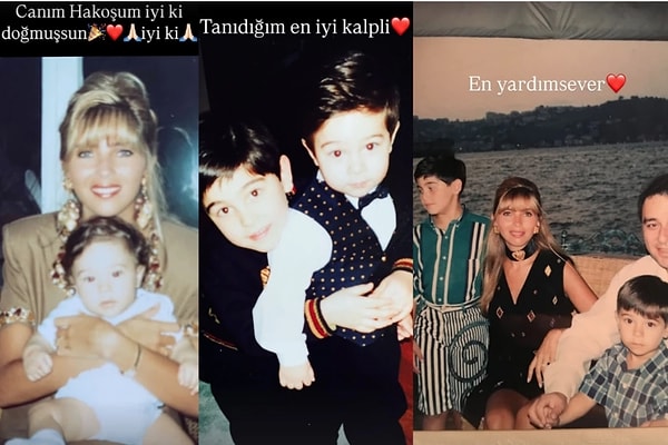 Arzu Sabancı ise biricik oğlu 'Hakoş'una fena aşka geldi... "En iyi kalpli, en yardım sever, en düzenli" yazdığı karelerle Hakan Sabancı'nın doğum gününü kutladı.