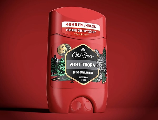 4. Old Spice Wolfthorn Erkekler için Deodorant Stick