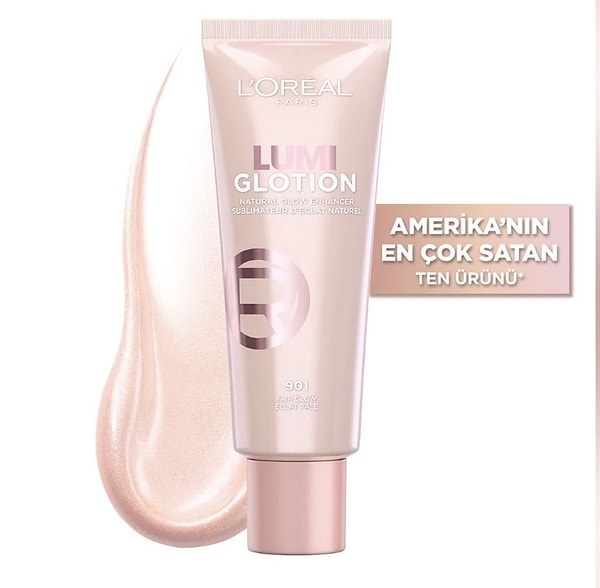 13. L'Oreal Paris Glotion All-ın-one Doğal Işıltı 901 - Fair Glow 40 ml