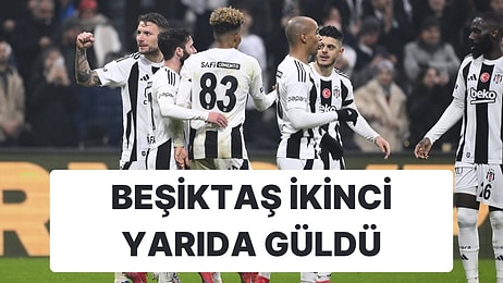 Haftanın Maçında Beşiktaş, Trabzonspor'u İkinci Yarıdaki Golleriyle Yendi