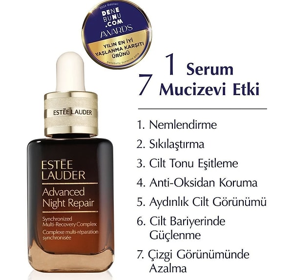 3. Estee Lauder Yaşlanma Karşıtı Cilt Serumu