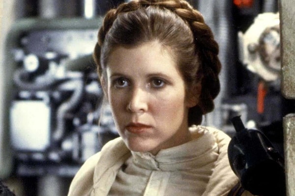 7. Carrie Fisher - The Empire Strikes Back (1980)