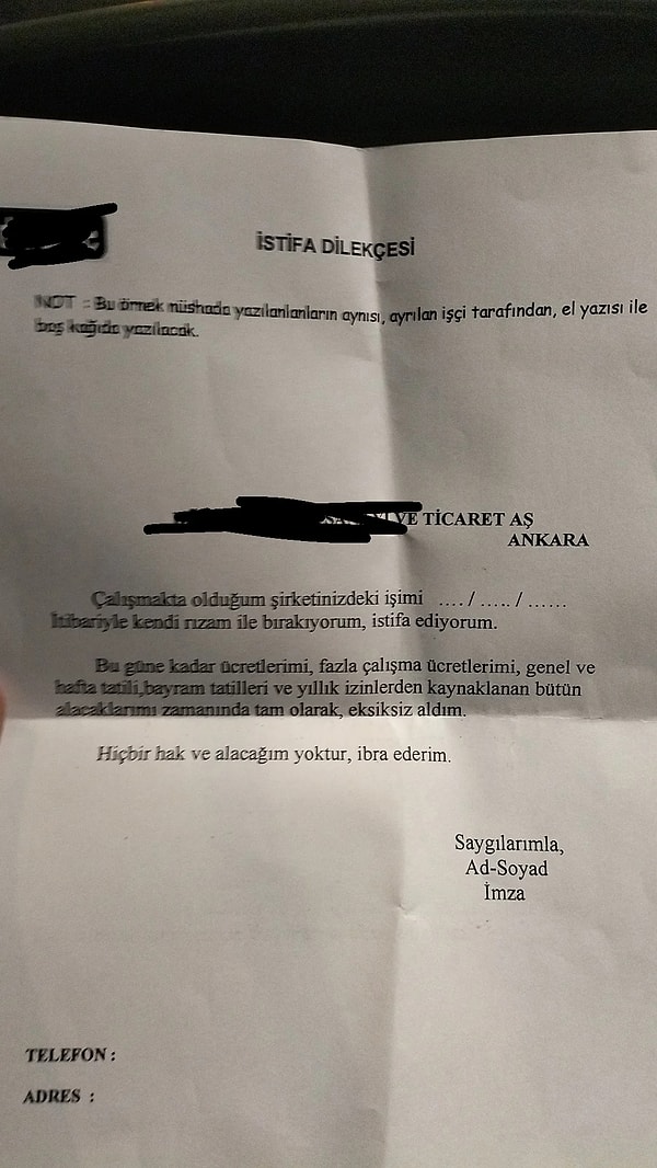 Geçtiğimiz günlerde bir kişi, Reddit'te bir olaydan bahsetti. Çok bilinen bir döner zincirinde çalışan 18 yaşındaki kişi, patronun zorlamalarıyla istifa etmek durumunda kaldı.