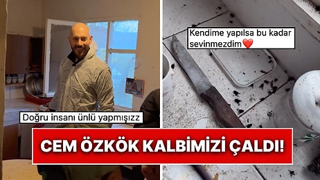 Cem Özkök 92 Yaşındaki Remzi Amcanın Evini Temizleyerek Yaşanabilir Hale Getirdi