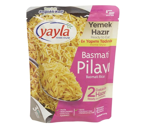 1. Yayla Basmati Pirinç Pilavı (250 Gr)