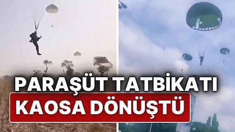 Nijerya’da Askerlerin Paraşüt Tatbikatı Kontrolden Çıktı, İnişler Başarısız Oldu!