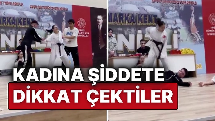 Denizli’de Karate Sporcularından Kadına Şiddet Temalı Duyarlı Performans!