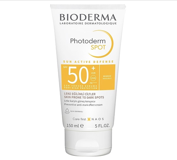 3. Bioderma Photoderm SPOT SPF50+ Leke Karşıtı, Glabridin İçeren Yüksek Korumalı Yüz ve Vücut Güneş Kremi 150 Ml