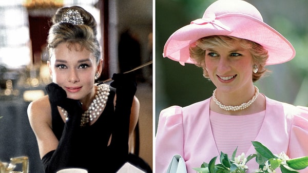 6. Audrey Hepburn ve Prenses Diana