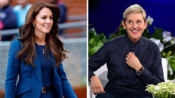 9. Kate Middleton ve Ellen DeGeneres