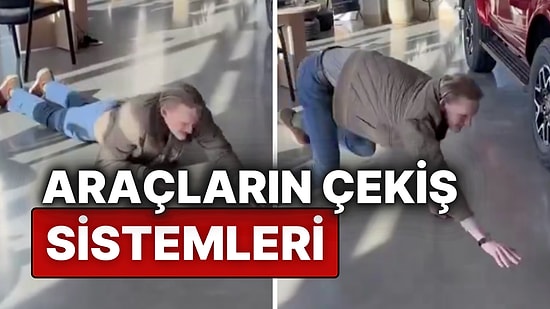 Satış Danışmanından Yaratıcı Anlatım: Çekiş Sistemlerini Kendi Vücuduyla Canlandırdı!