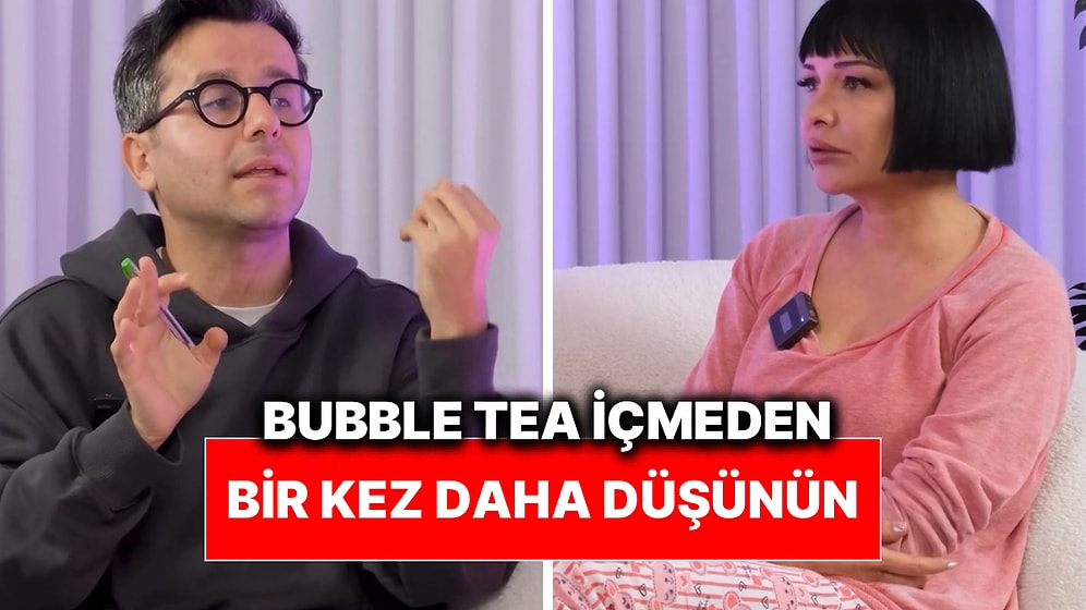 Evrim Akın’ın Programına Katılan Diyetisyen Ersin Özdemir En Zararlı İçeceğin Bubble Tea Olduğunu Anlattı