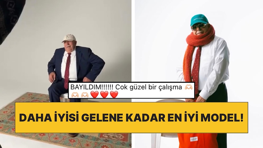 86 Yaşında Bir Şapka Markası İçin Kamera Karşısına Geçen Amcamız Beğenilerin Odağı Oldu