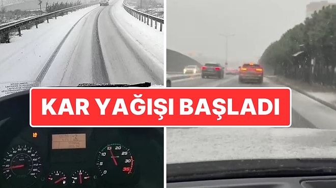 İstanbul’da Beklenen Kar Yağışı Başladı: İBB Başkanı Ekrem İmamoğlu’ndan Kar Uyarısı