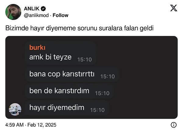 Hayır diyemeyenler...