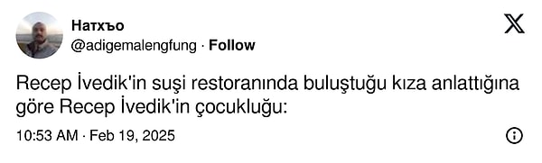 Bir rekorda Recep İvedik'ten gelmiş 👇