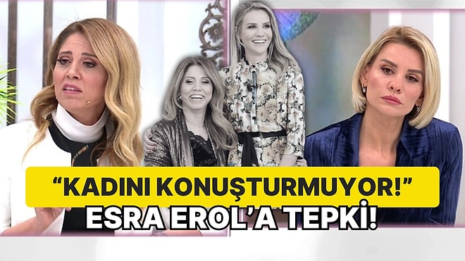 Esra Erol'un Programındaki Avukat Hülya Hanım'ı Konuşturmamasına İzleyenler Tepki Gösterdi!