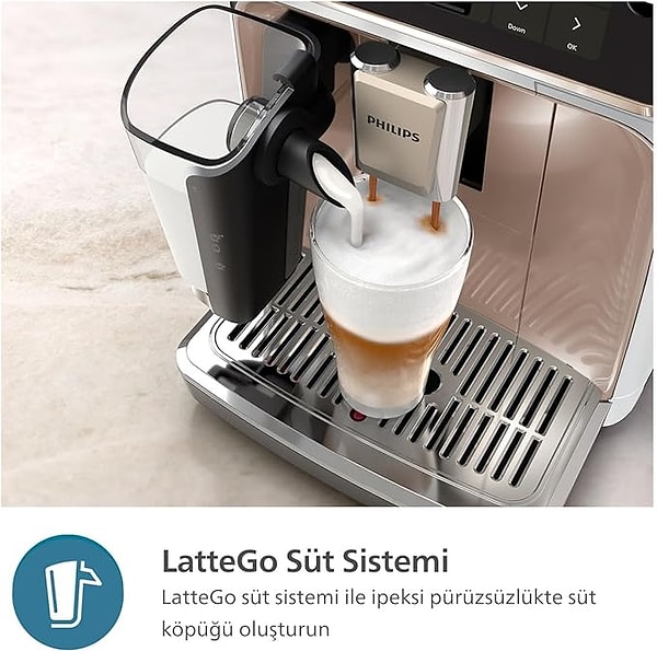 Philips EP5543/80 Tam Otomatik LatteGo Espresso Makinesi