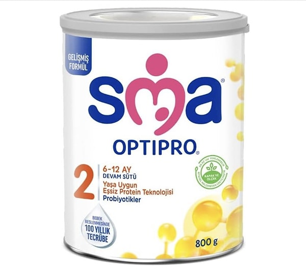 3. SMA Optipro 2 Devam Sütü (6-12 Ay, 800 g)