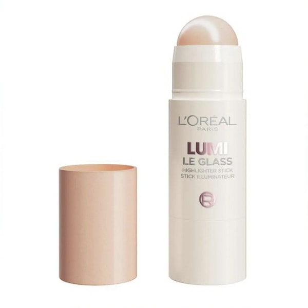 11. L'Oreal Paris L'Oréal Paris Lumi Glass Islak Bitişli Stick Aydınlatıcı - 610 Glassy Pearl Eclat