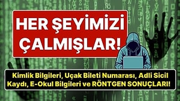 Vatandaşların kişisel verilerini çalarak, kimlik, fotoğraf, adli sicil kayıtları, adresleri gibi birçok özel bilgiyi "panel" adını verdikleri sistemde toplayıp satan hackerlar deşifre oldu.