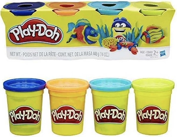 Play-Doh 4'Lü Çocuk Oyun Hamuru