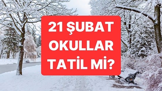 Yarın Okullar Tatil mi? 21 Şubat 2025 Kar Tatili Olan İller Hangileri?