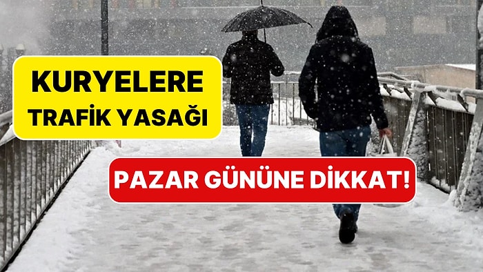 Valilik Duyurdu: İstanbul'da Yarın Okullar Tatil, Motorsikletlilere Trafik Yasağı