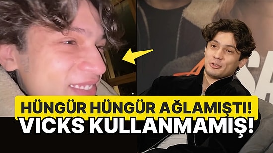 Aşk Sadece Bir An Filminde Rapçi Çakal Hüngür Hüngür Ağladığı Sahnede Vicks Kullanmadığını İtiraf Etti!