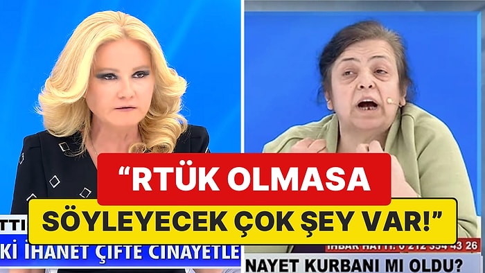 Müge Anlı Canlı Yayındaki Konuğa Çok Sinirlendi: "RTÜK Olmasa Söyleyecek Çok Şey Var Sonu Kafiyeli!"