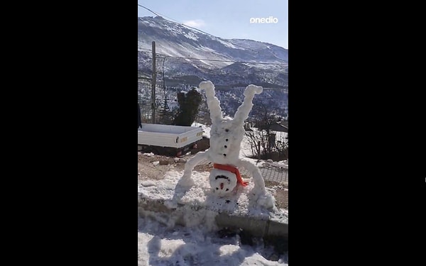 Birbirinden yaratıcı eserler veren halkımız sokakları çizgi film sahnesine çevirdi.