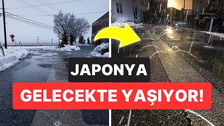 Japonların Yollardaki Buzlanmanın Önüne Geçmek İçin Kullandıkları Yöntemi Görmelisiniz