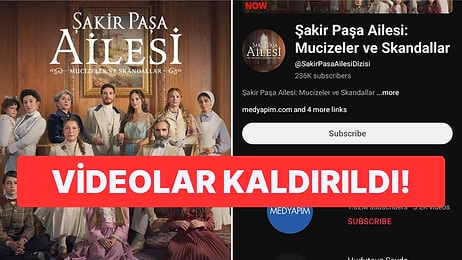 Şakir Paşa Ailesi'ne Ait Videolar YouTube Kanalından Kaldırıldı