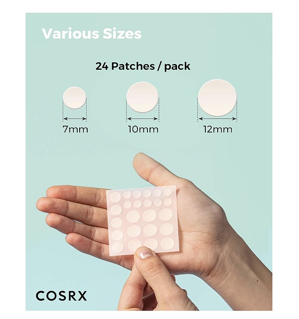 5. Cosrx Acne Pimple Master Patch - Sivilce Söndürücü Bant 24 Parça