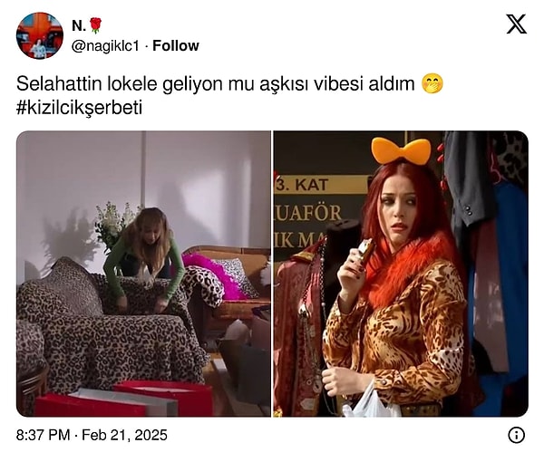 Show TV'nin reyting rekortmeni dizisi Kızılcık Şerbeti yine sosyal medyanın gündemine oturdu. Dramla komediyi harmanlayan yegane dizilerden olan Şerbo'ya haliyle izleyicilerden mizah dolu paylaşımlar geldi. Dizinin izleyicilerinin hafta boyunca yaptığı paylaşımları sizler için derledik. Şerbo'ya bir de izleyici gözünden bakalım diyorsanız içeriğimize buyurun...