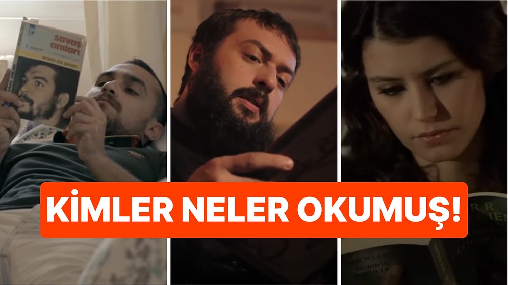 Dizi Karakterleri ve Okuduğu Kitapların Yer Aldığı Sahneler X'te Akıma Dönüştü!