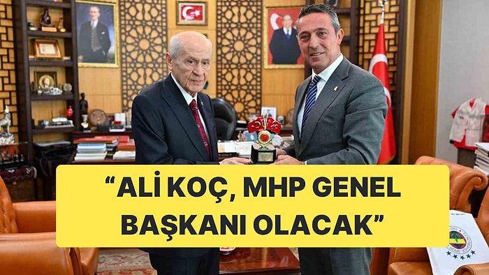 Gazeteci Memduh Bayraktaroğlu, Ali Koç'un MHP Genel Başkanı Olacağını İddia Etti