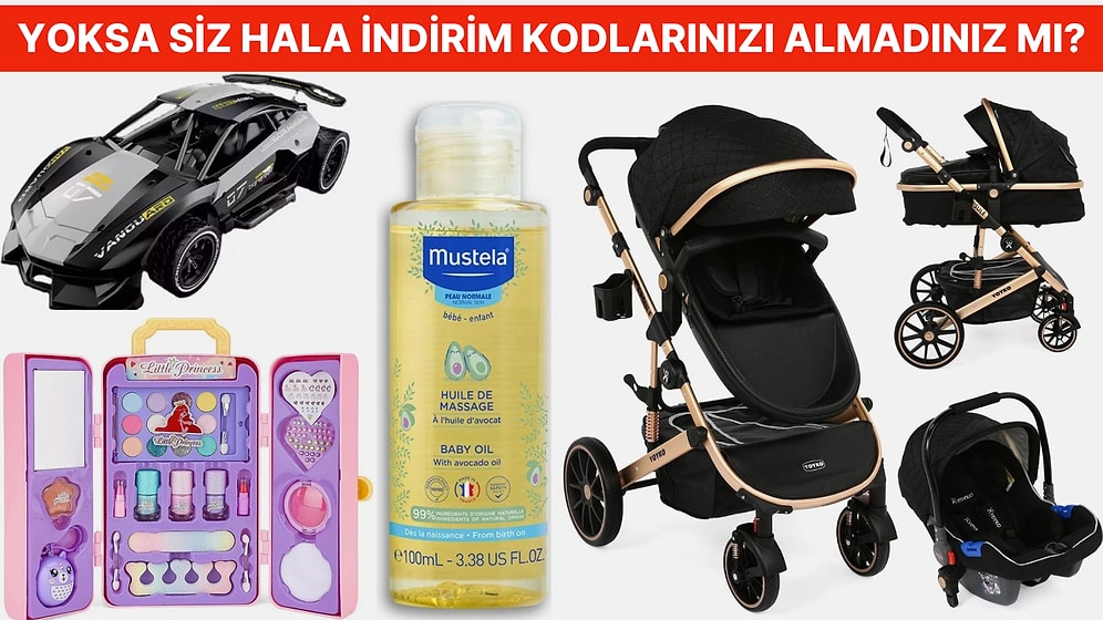 Anne-Bebek Ürünlerine Özel Kod Dağıtıyoruz! İşte Günün İndirim Kodları