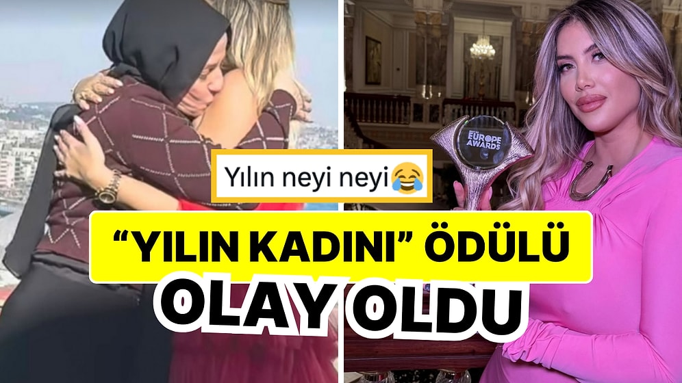 Derbi Günü İstanbul'a Gelen Wanda Nara'nın "Yılın Kadını" Ödülü Almasına Tepki Yağdı