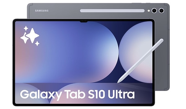 2. Samsung Galaxy Tab S10 Ultra Yapay Zeka (AI) Tablet, 16GB RAM, 1TB Hafıza, AMOLED Ekran, S Pen Dahil, Gri (Samsung Türkiye Garantili):