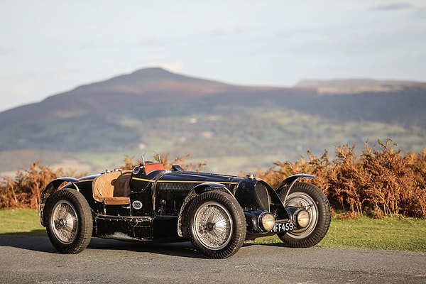 Müzede sergilenen bir araba daha: 1934 model Bugatti Type 59 Grand Prix