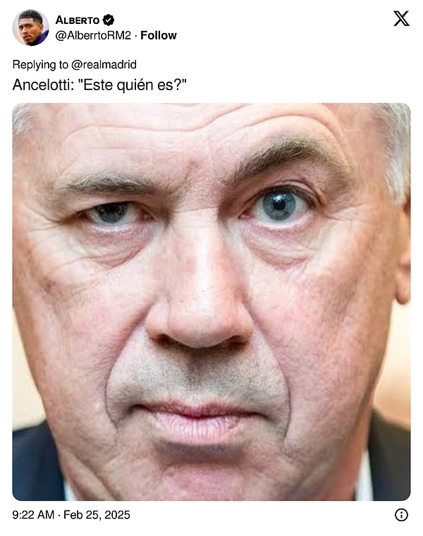 "Ancelotti: Bu kim?"