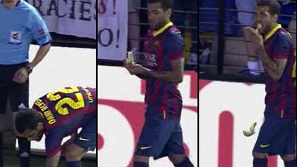 Dani Alves'e muz atıldı (2017)